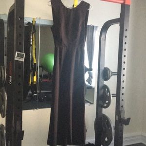 Black jumpsuit with keyhole